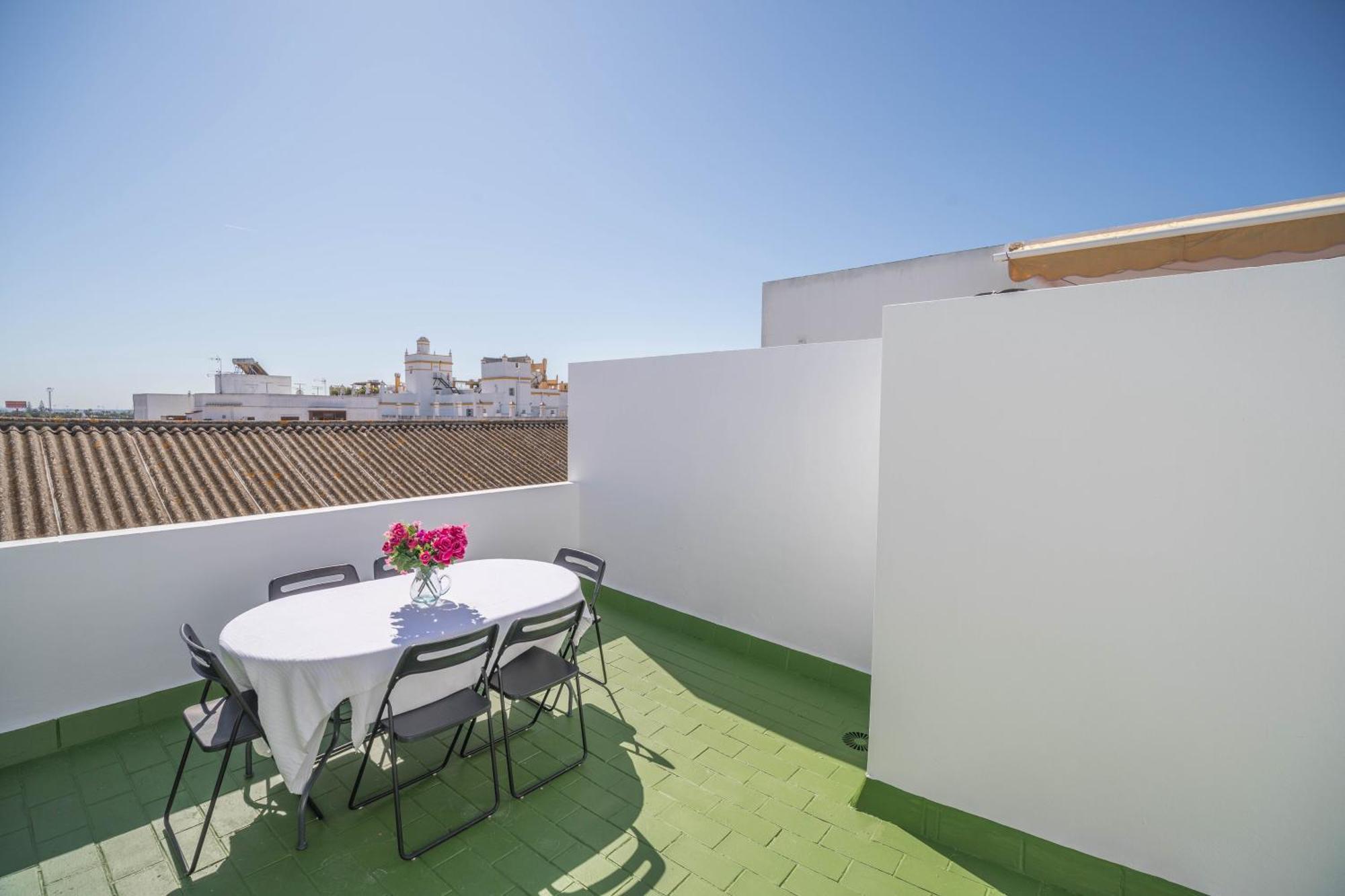 El Teatro Atico Con Terraza Appartement El Puerto de Santa María Buitenkant foto