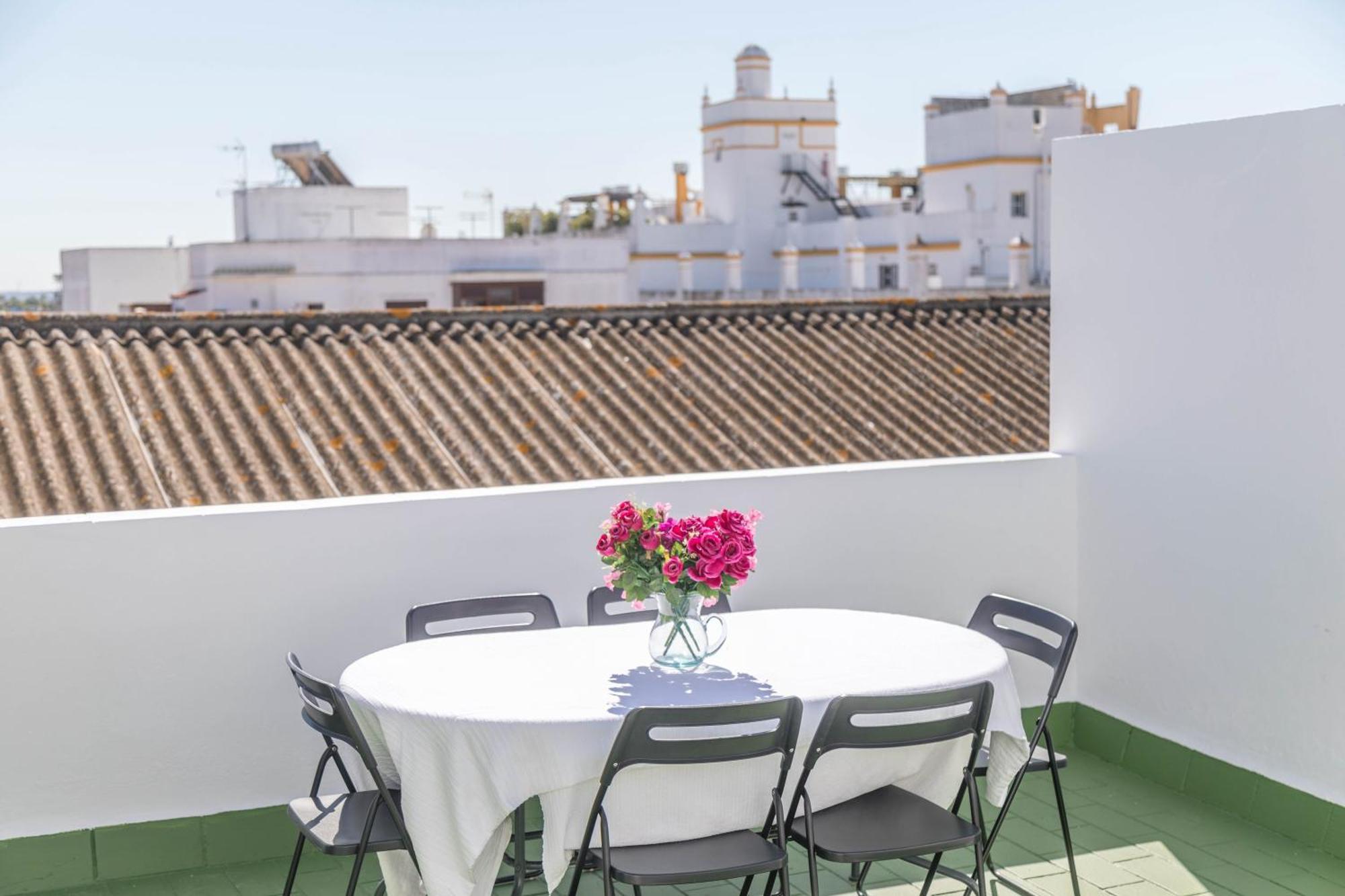 El Teatro Atico Con Terraza Appartement El Puerto de Santa María Buitenkant foto
